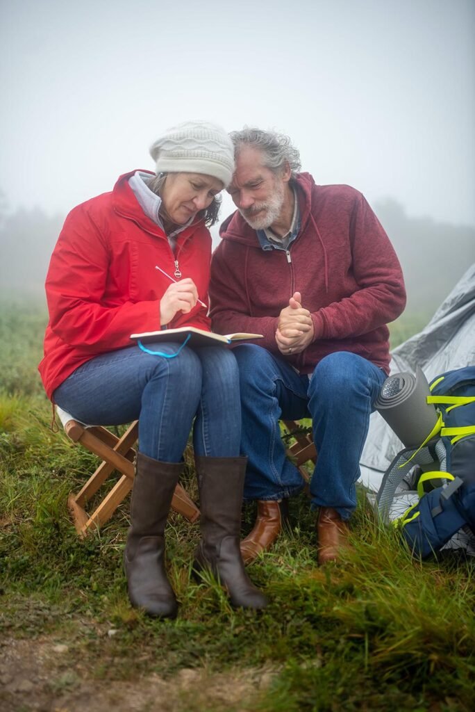 seniors camping