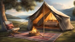 glamping scenery