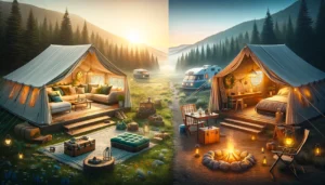 Glamping Vs. Camping